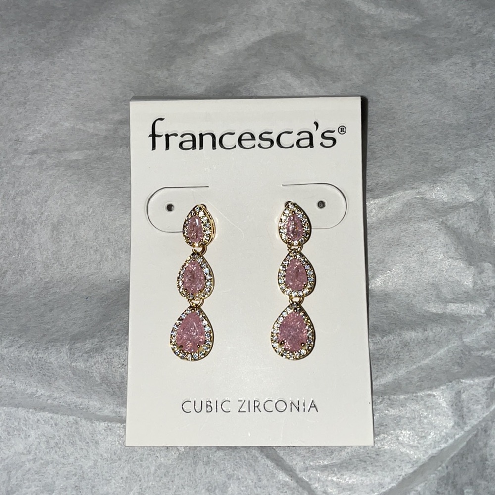 Ivy Crackle Drop Earrings